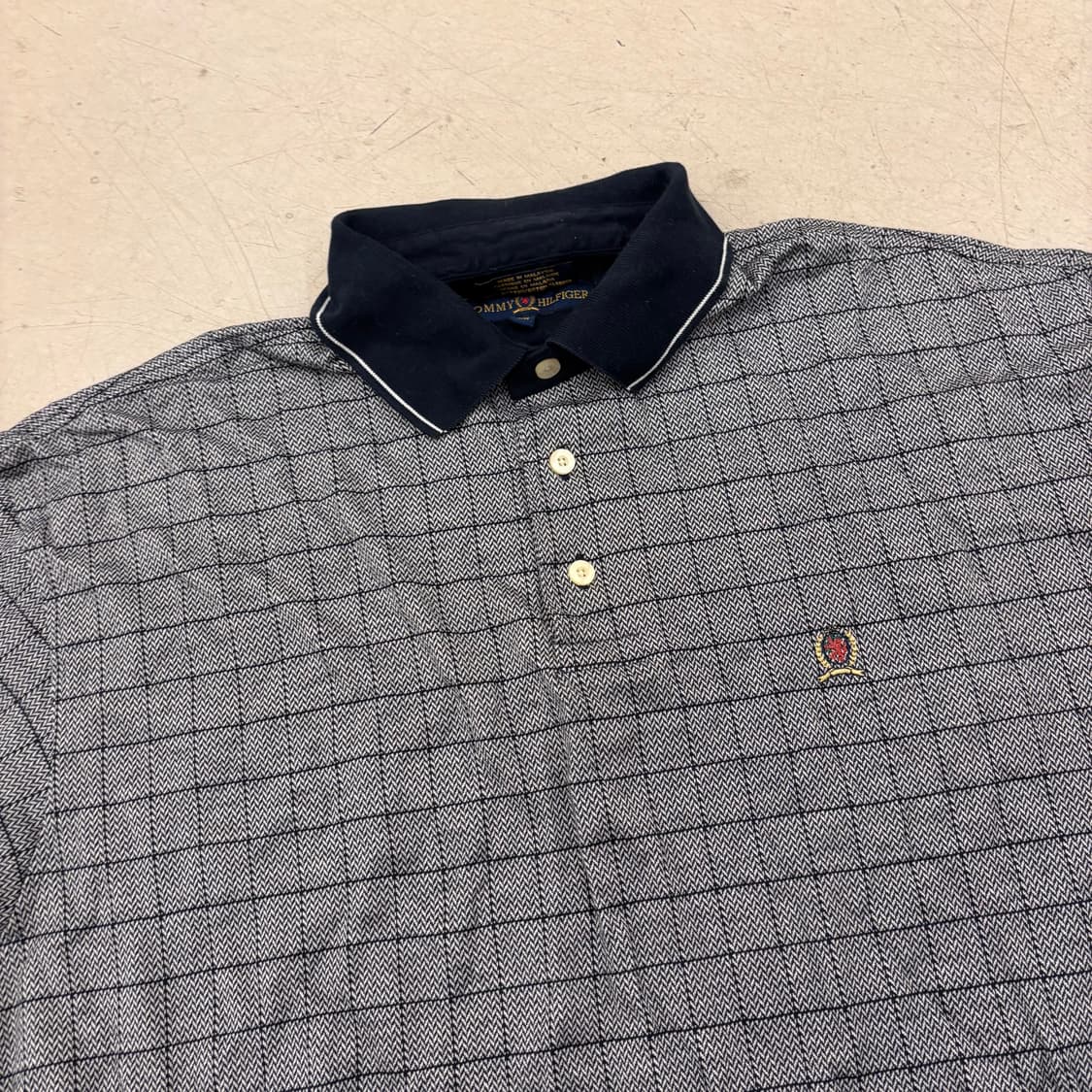 타미힐피거 체크 스몰로고 카라티셔츠 상품이미지2