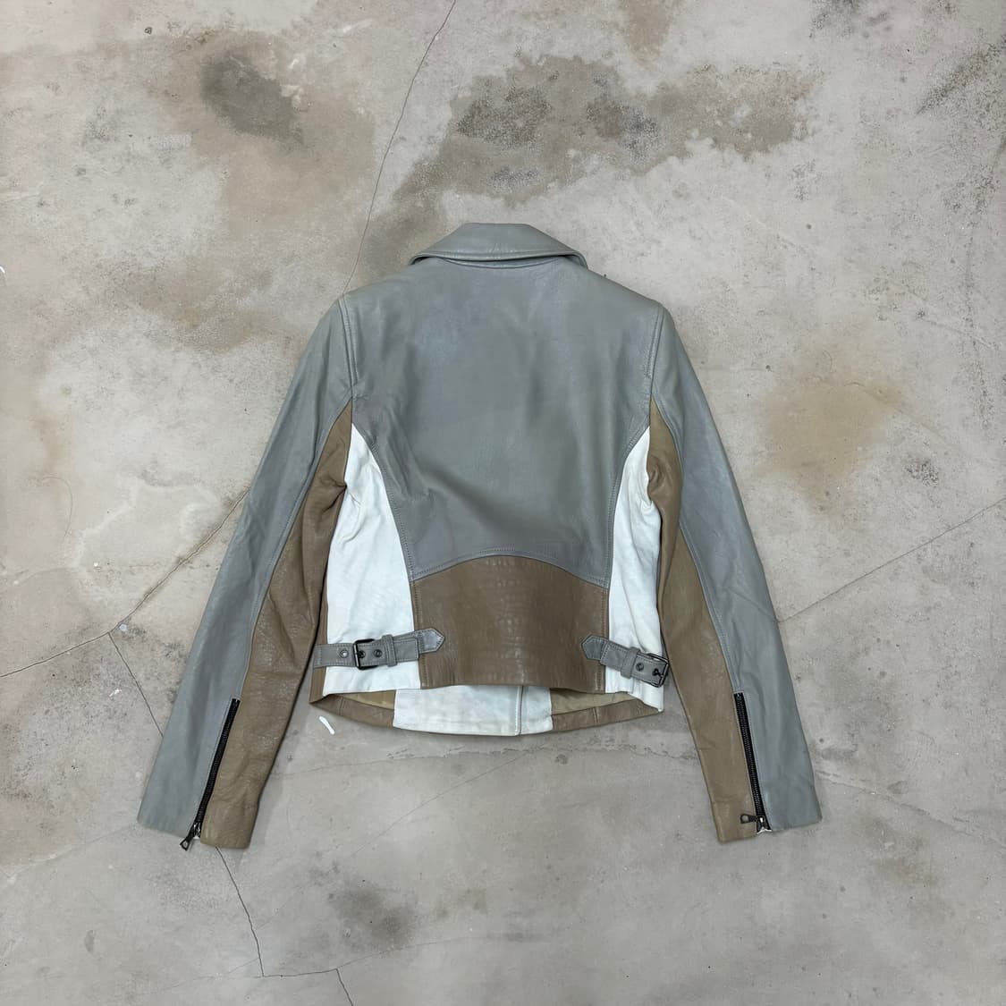 S) DKNY Leather Jacket 상품이미지2