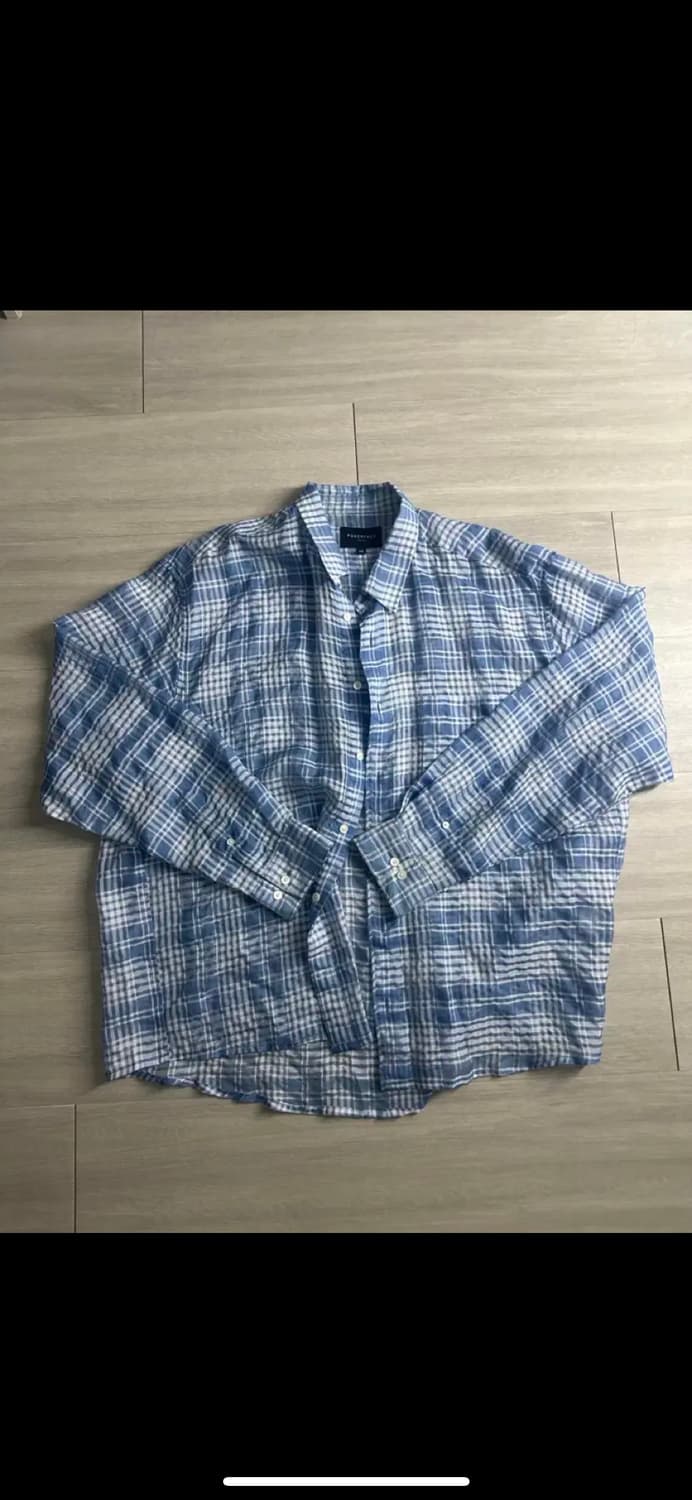 포커페이스 CHECK SHIRTS BUBBLE SKY (italy fab 상품이미지3