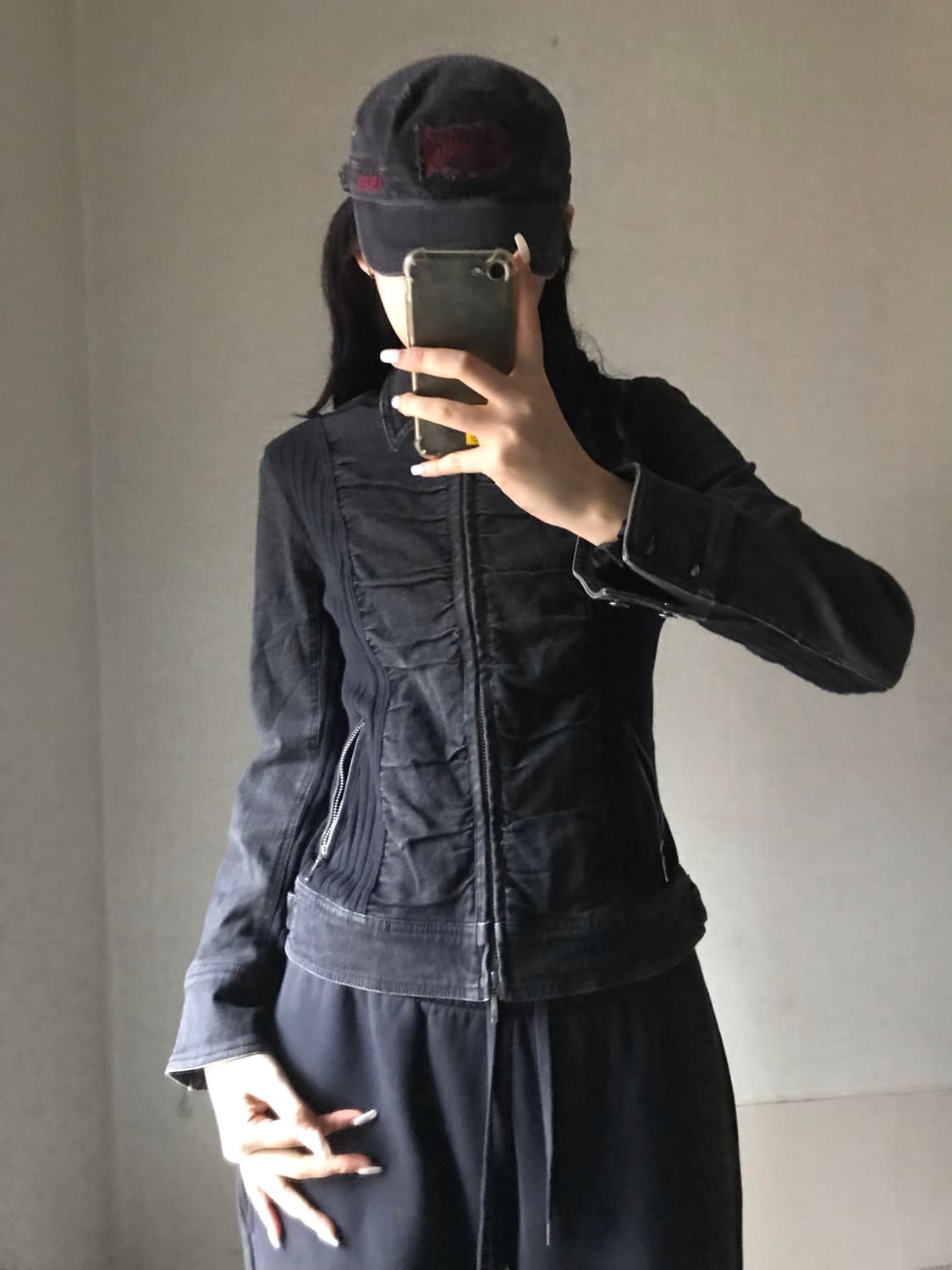 일본빈티지 셔링 자켓 상품이미지5