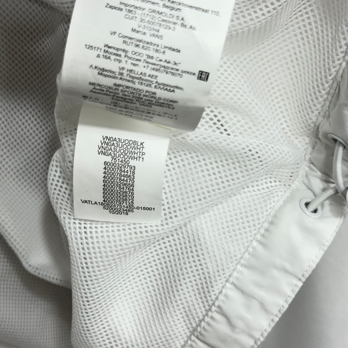 반스 테이프라인 크롭 반집업 상품이미지4