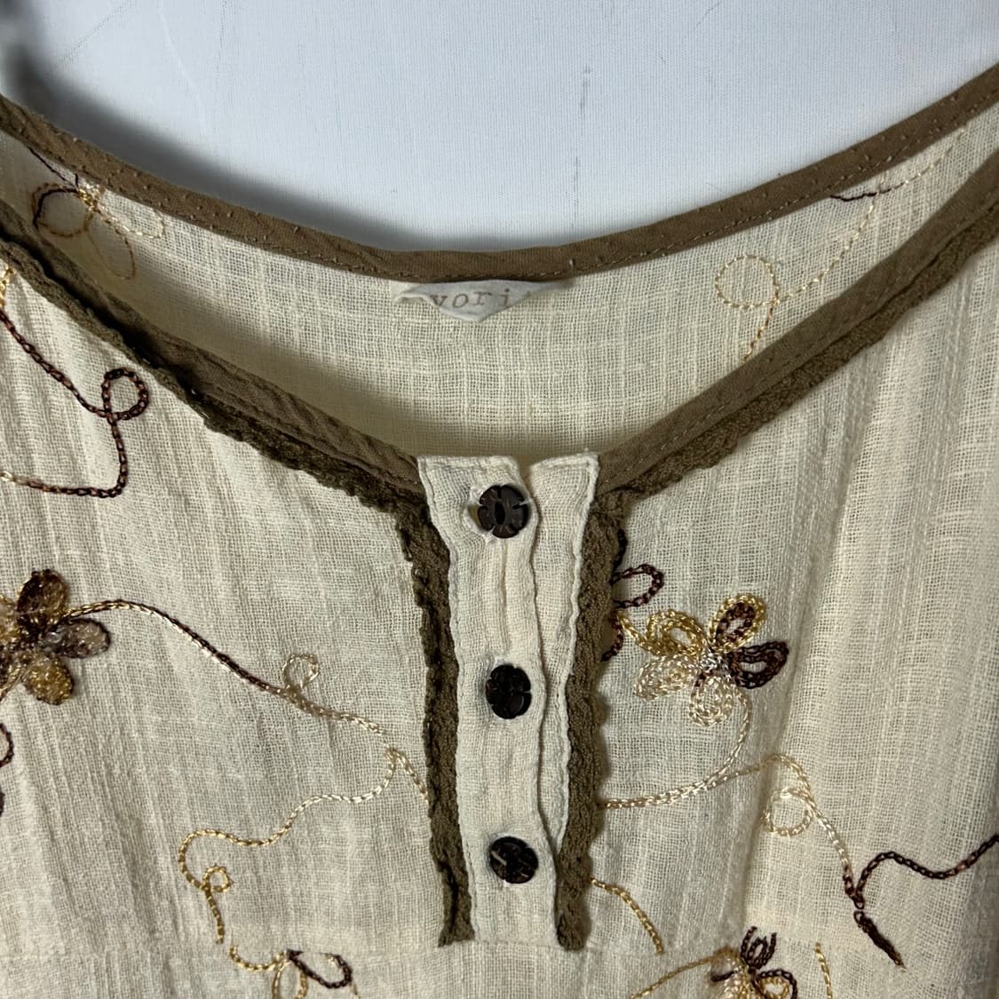 [JPN] 빈티지 히피 모리걸 그라데이션 초코나무 원피스 상품이미지6