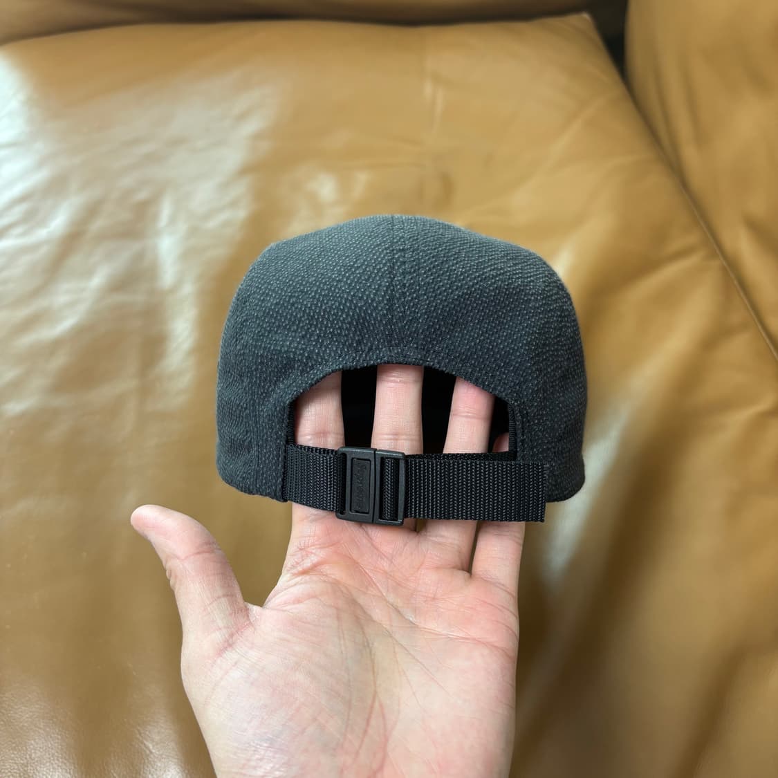 슈프림 캠프캡 모자 박스로고 케블라 블랙 상품이미지7