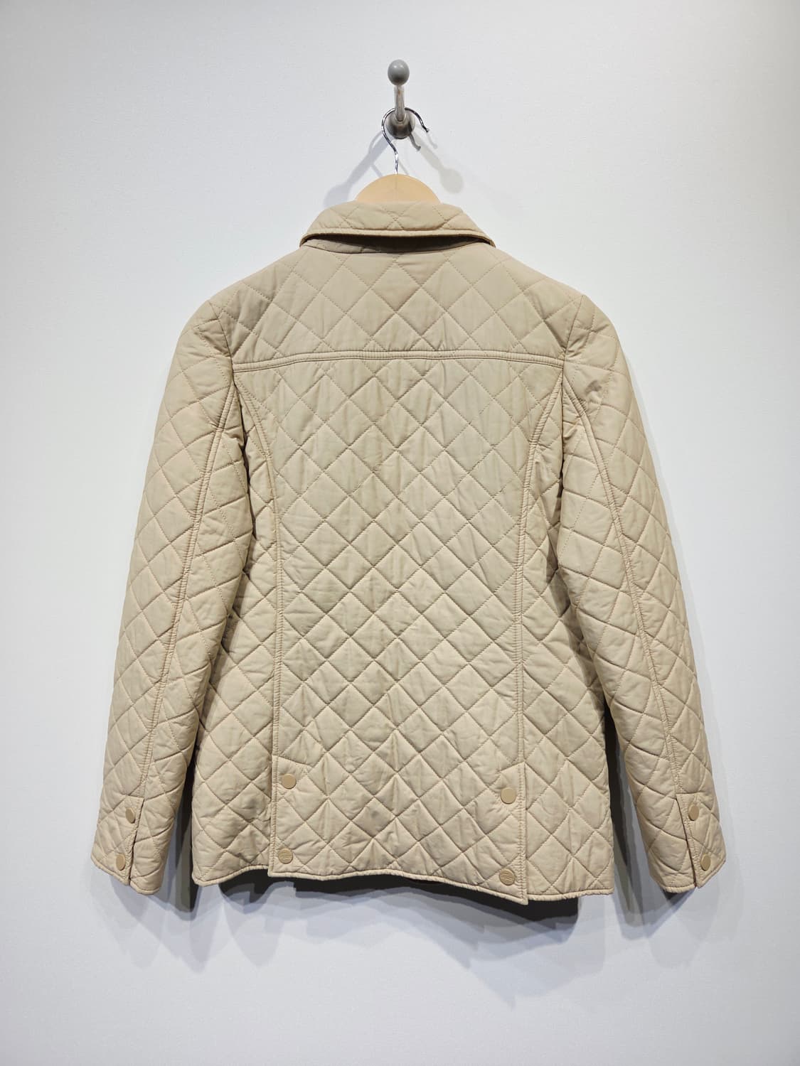 라코스테 우먼스 다이아 퀼팅 자켓 베이지 상품이미지6