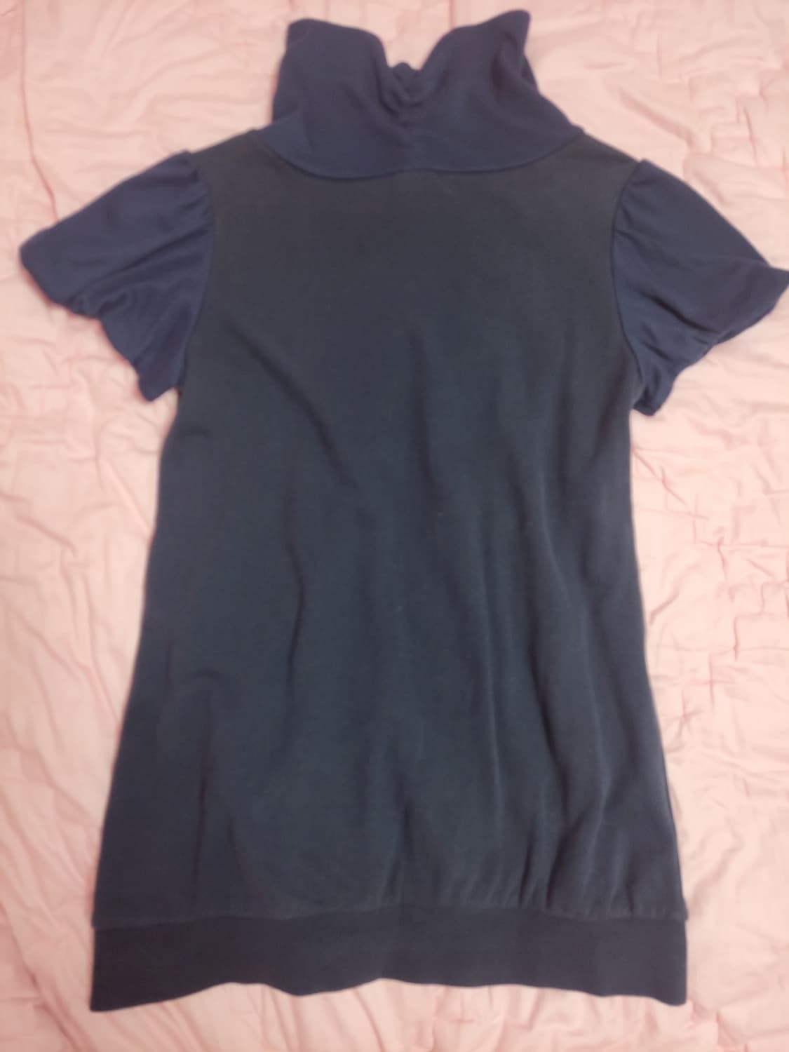 급처상태좋음!메조피아노 리본하트레이스도트공주면티셔츠 리즈리사st레니본st 상품이미지4