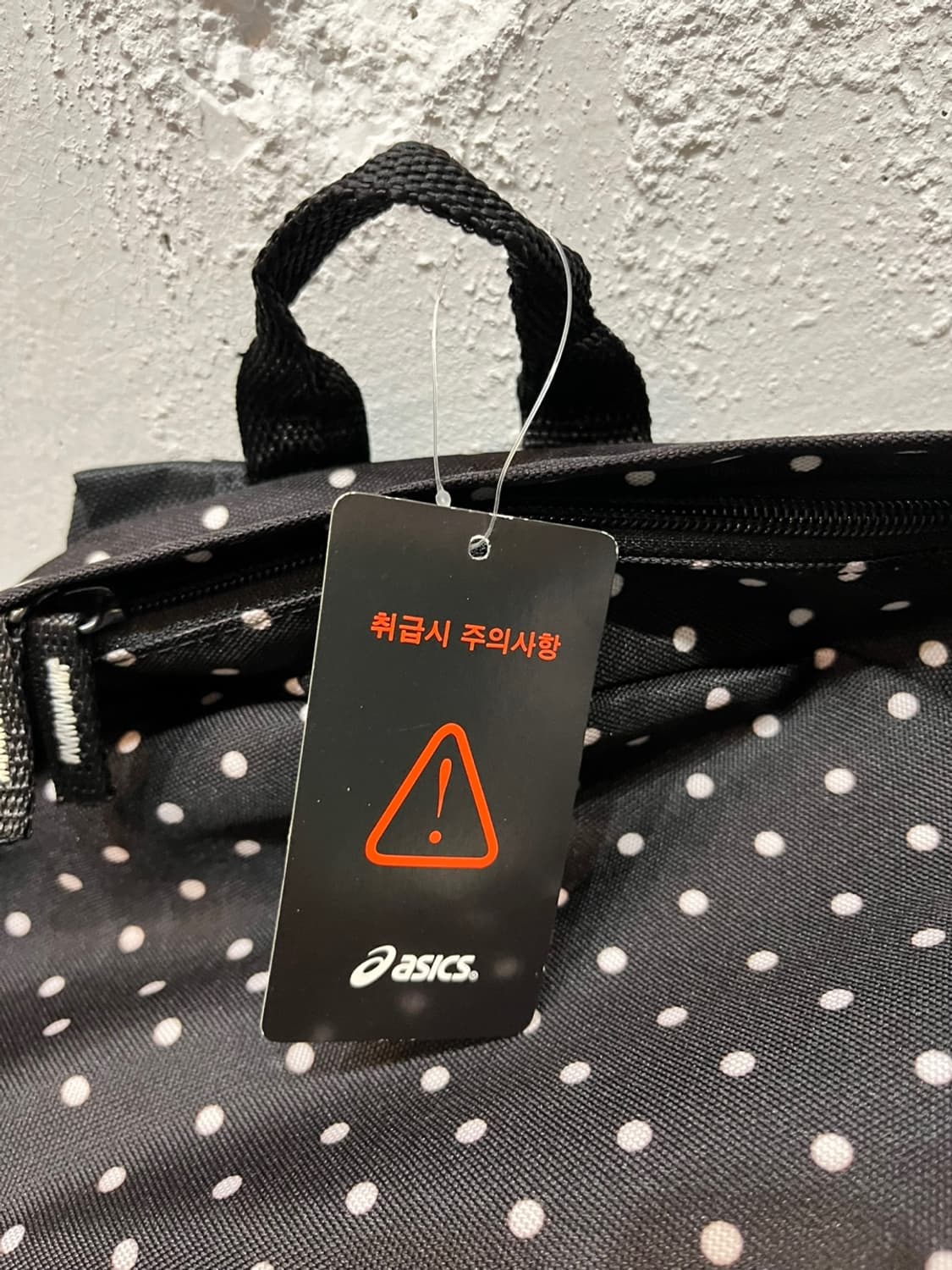아식스 도트 땡땡이 백팩 미사용품 상품이미지2