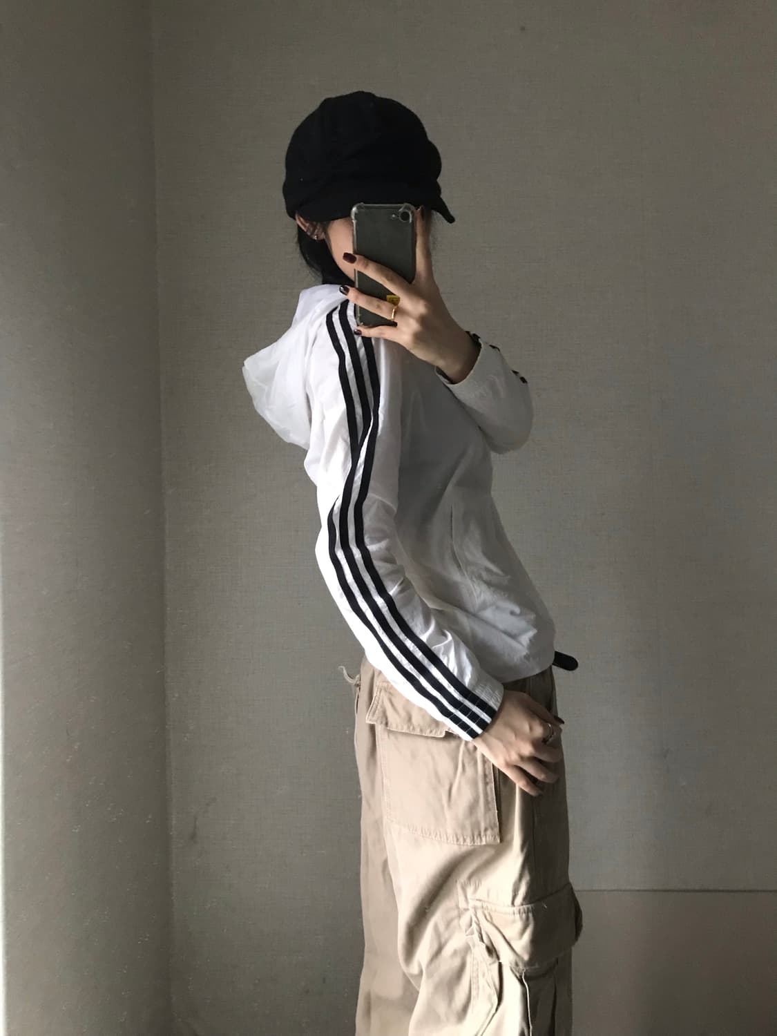 아디다스 흰검 바람막이 상품이미지3