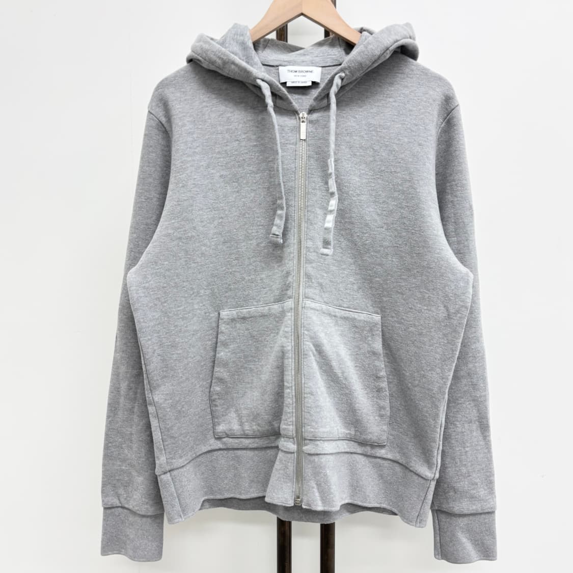 [3]톱브라운 더블니트 후드집업 상품이미지1