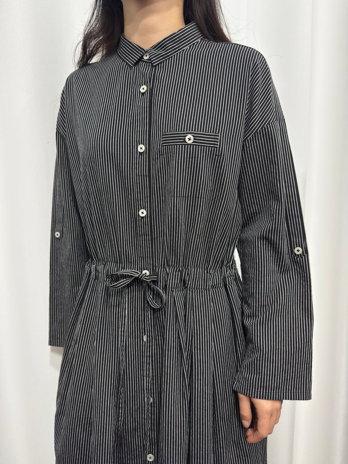 hiroko koshino stripe onepiece 상품이미지3