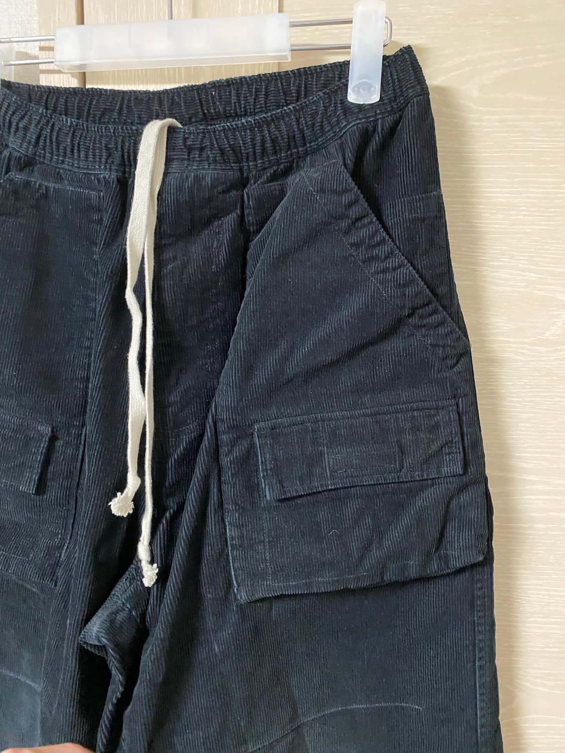 [2] 폴리테루 헤비 프론트 카고 파자마 잉크 블랙 상품이미지3