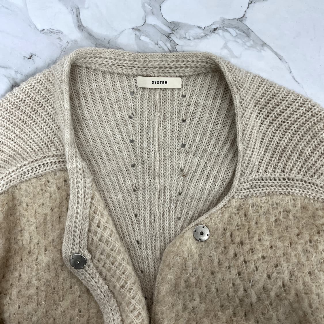 시스템 알파카 가디건 90 상품이미지6