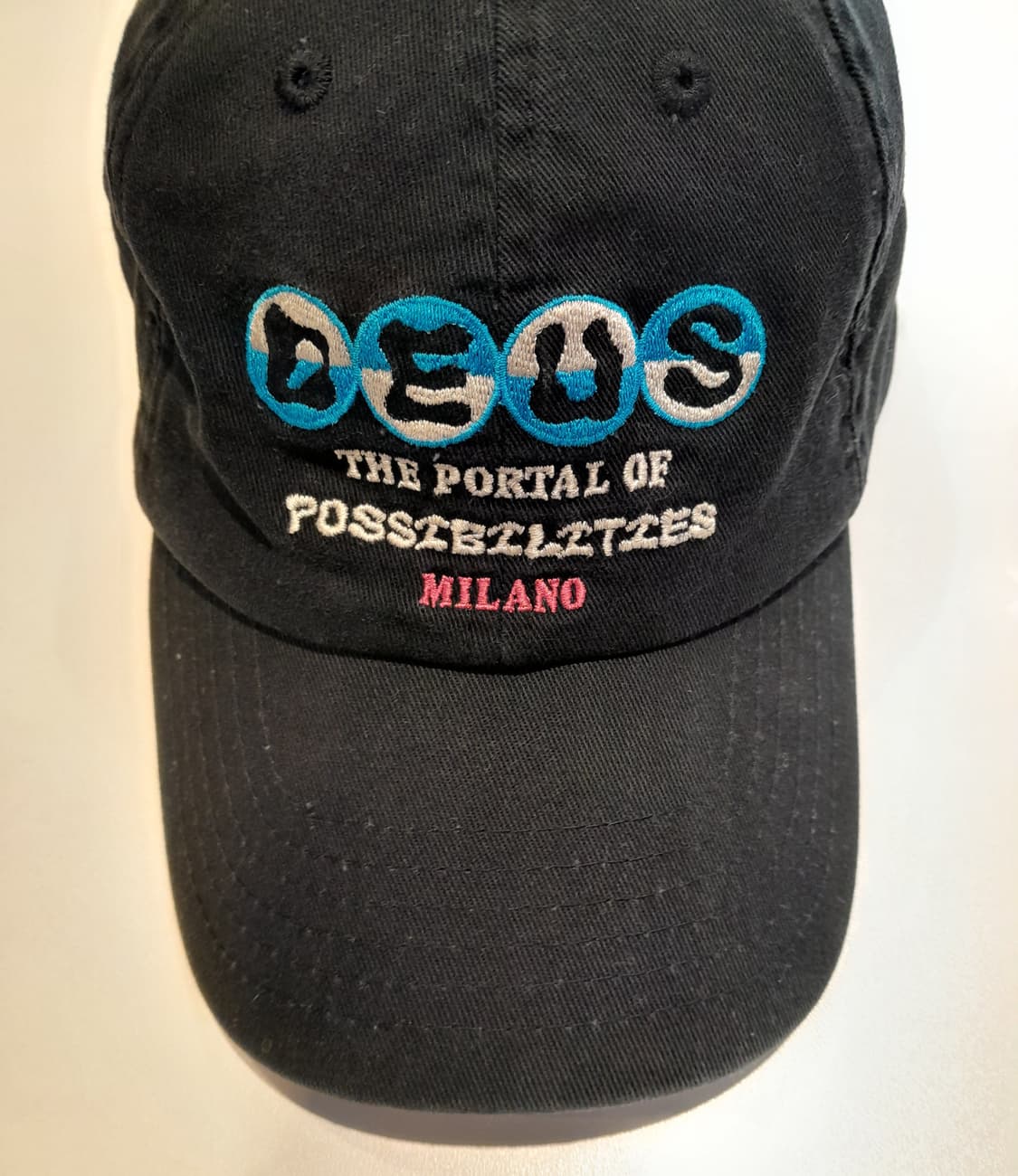 💥데우스 엑스마키나 밀라노 워싱 볼캡 (블랙)
 상품이미지3