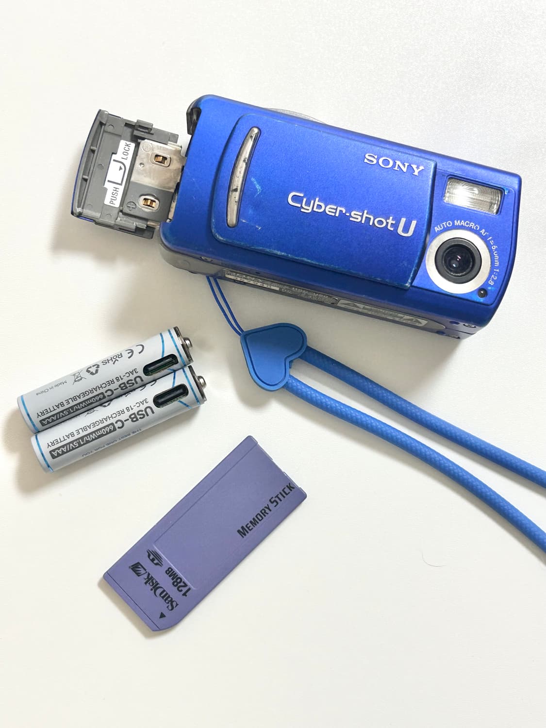 [작례O] sony 사이버샷U dsc-u20 빈티지디카 풀셋 상품이미지8