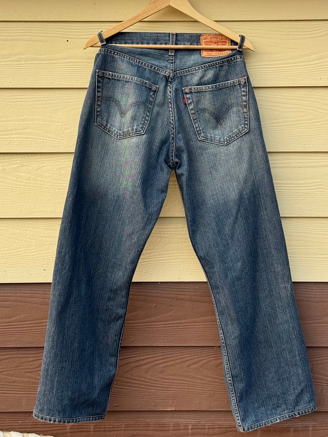 00s 리바이스 569 루즈 스트레이트 데님 팬츠 상품이미지5