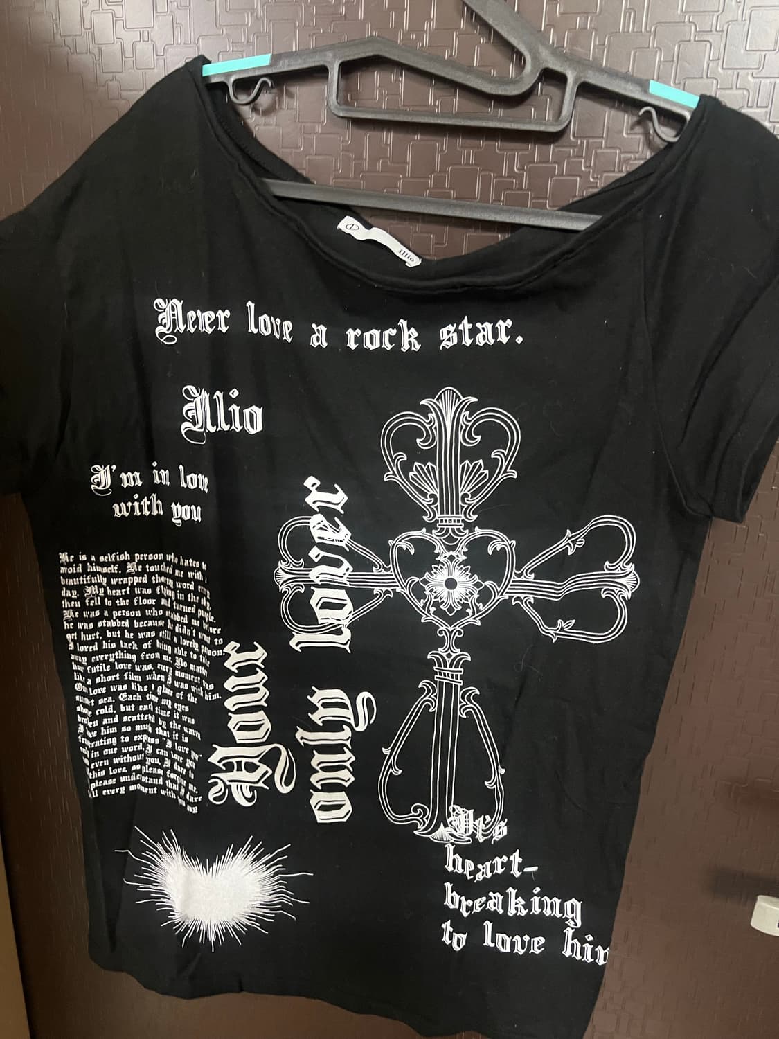 (카리나착용) 일리고 원숄더 반팔 L 상품이미지2