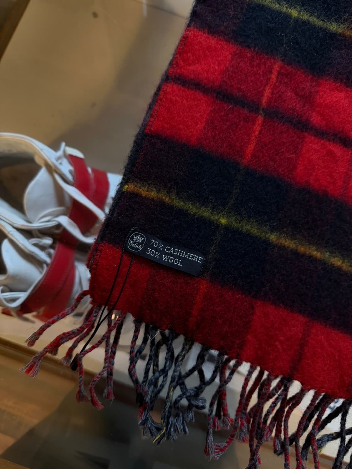 VTG 이태리 울 캐시미어 머플러 상품이미지10