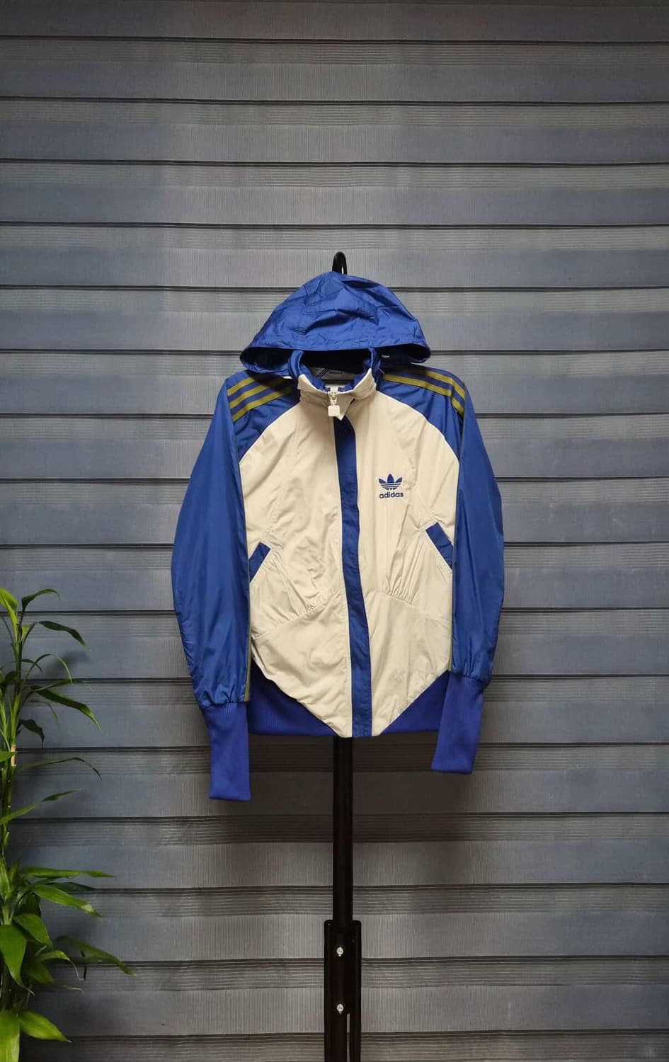 아디다스 후드 져지 바람막이 블루/아이보리 90 상품이미지1