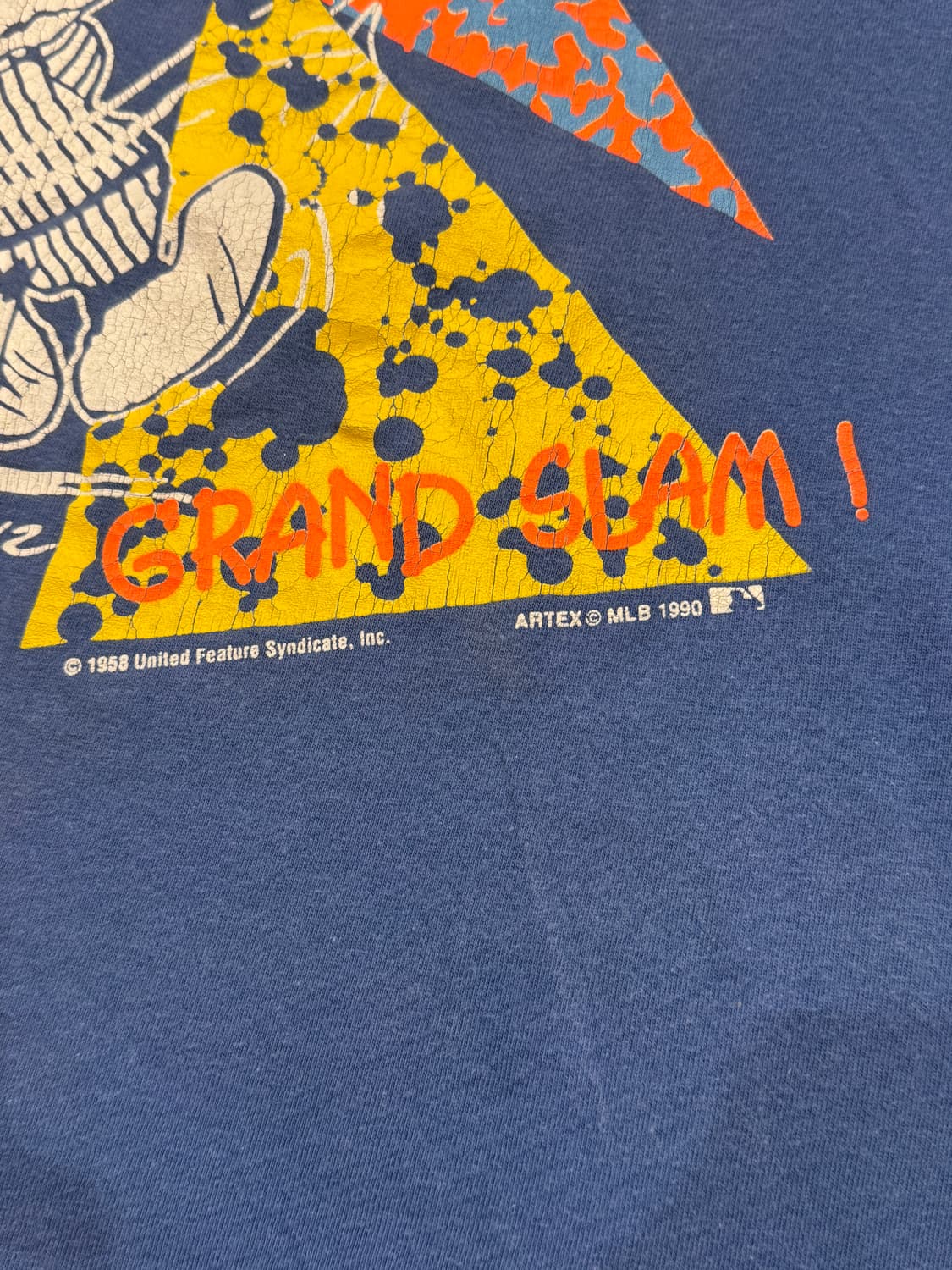 90s 스누피 New York 티셔츠 (XL) 상품이미지5