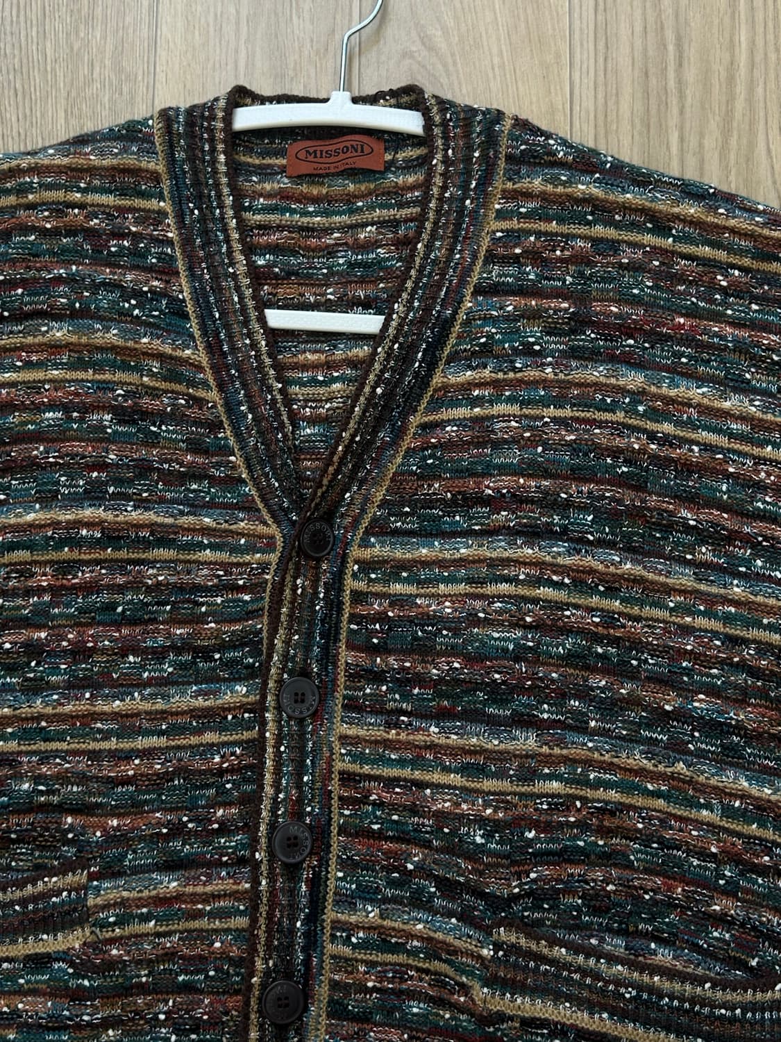 MISSONI 이태리 멀티패턴 니트 가디건 Made in Italy 상품이미지8