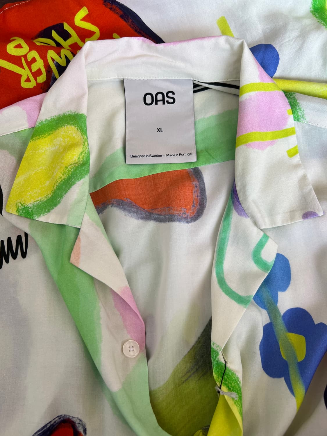 오아스 OAS 남성 스웨덴셔츠 플라워샵 비스코스 반팔셔츠 상품이미지5