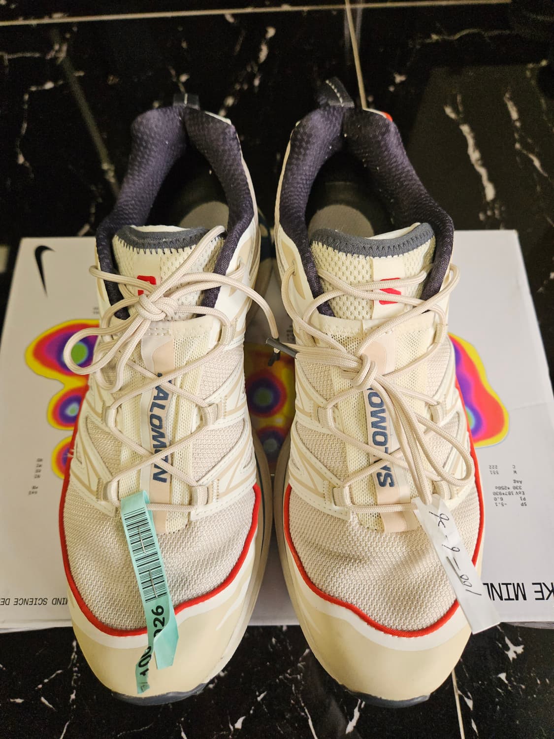 살로몬 XT-6 익스팬스 아몬드 밀크 에게안 블루 상품이미지1