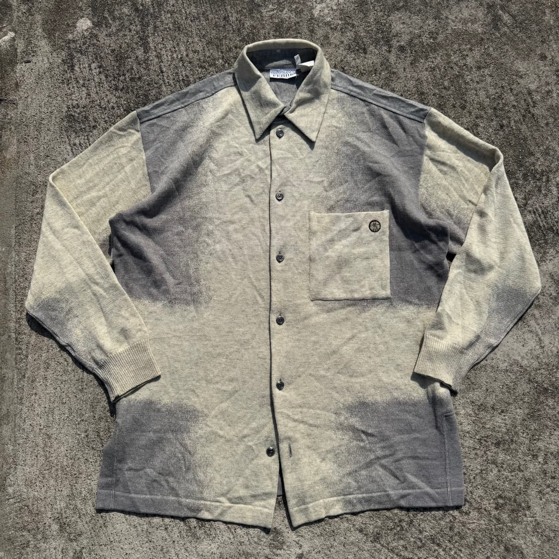 [XL~XXL] 90s Gianfranco Ferre 니트 셔츠 상품이미지1