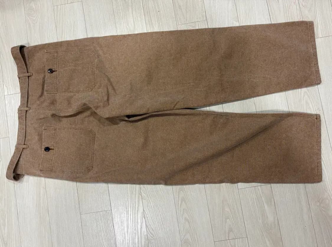 [5] 오라리 워싱 캔버스 벨트 팬츠 상품이미지2