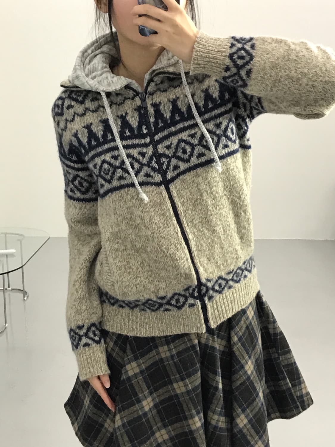 LL.bean Wool Nordic Zip up 상품이미지3