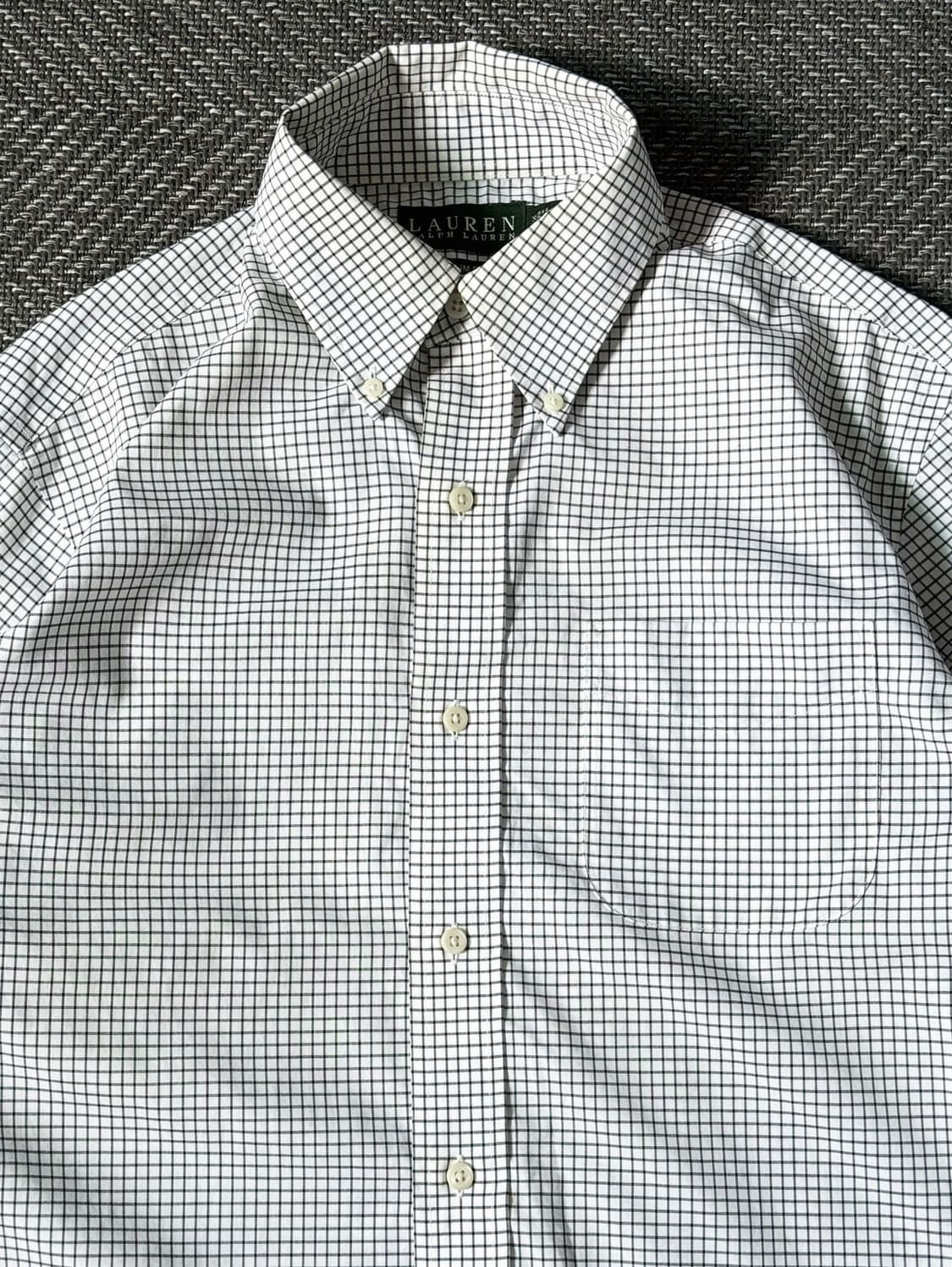 로렌 랄프로렌 논아이론 체크 셔츠 (100-105) 상품이미지2