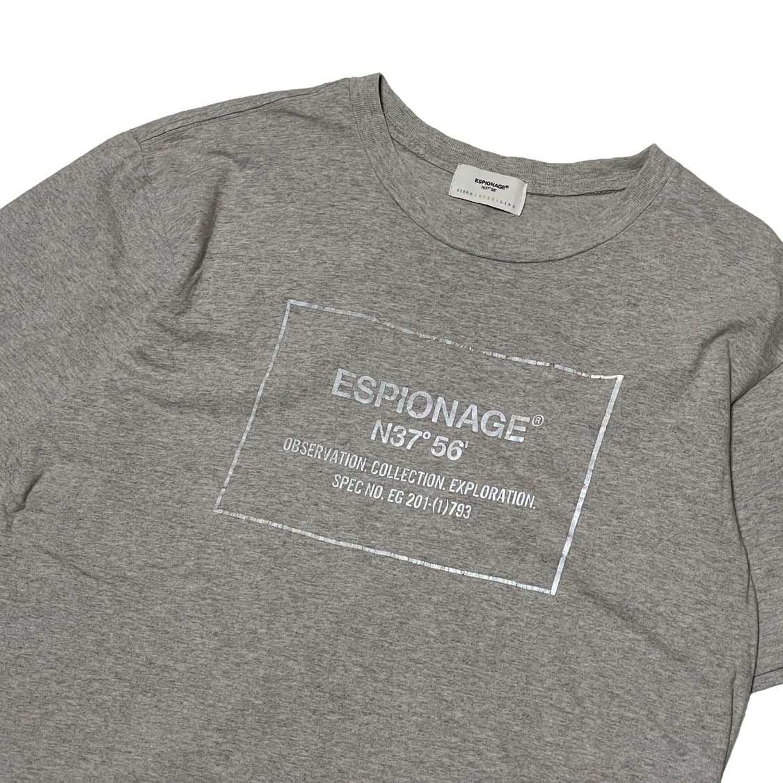 에스피오나지 그레이 반팔티 상품이미지3