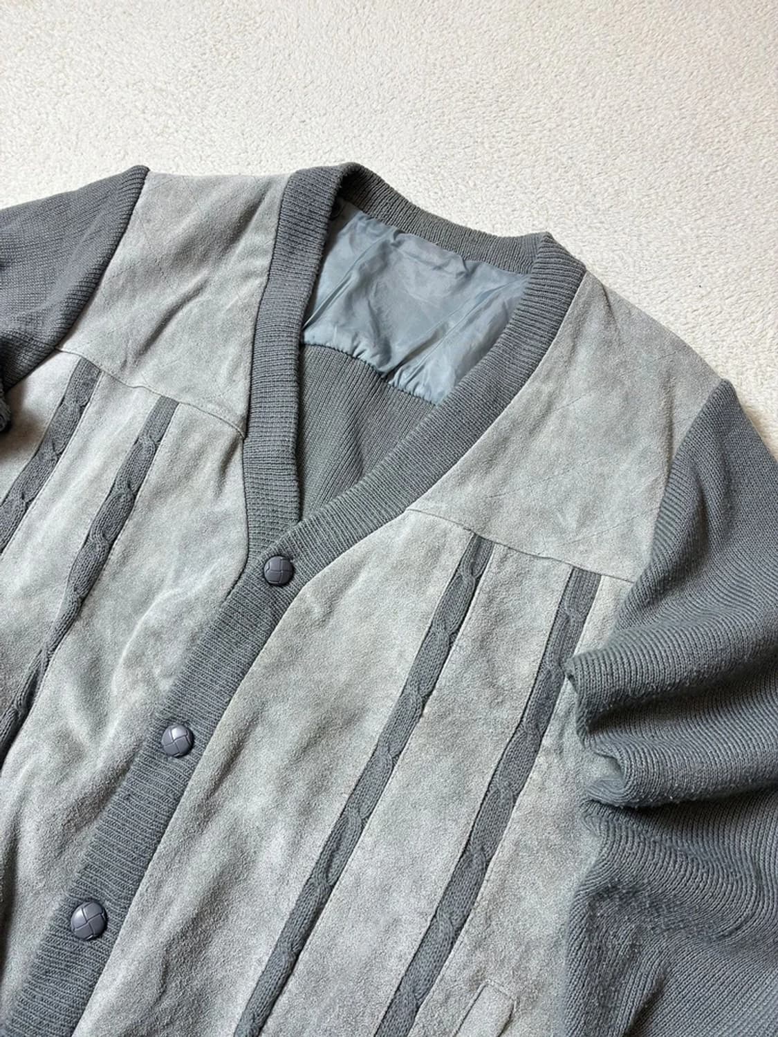 Selected 00's 스웨이드 니트 가디건 PN7858 상품이미지2