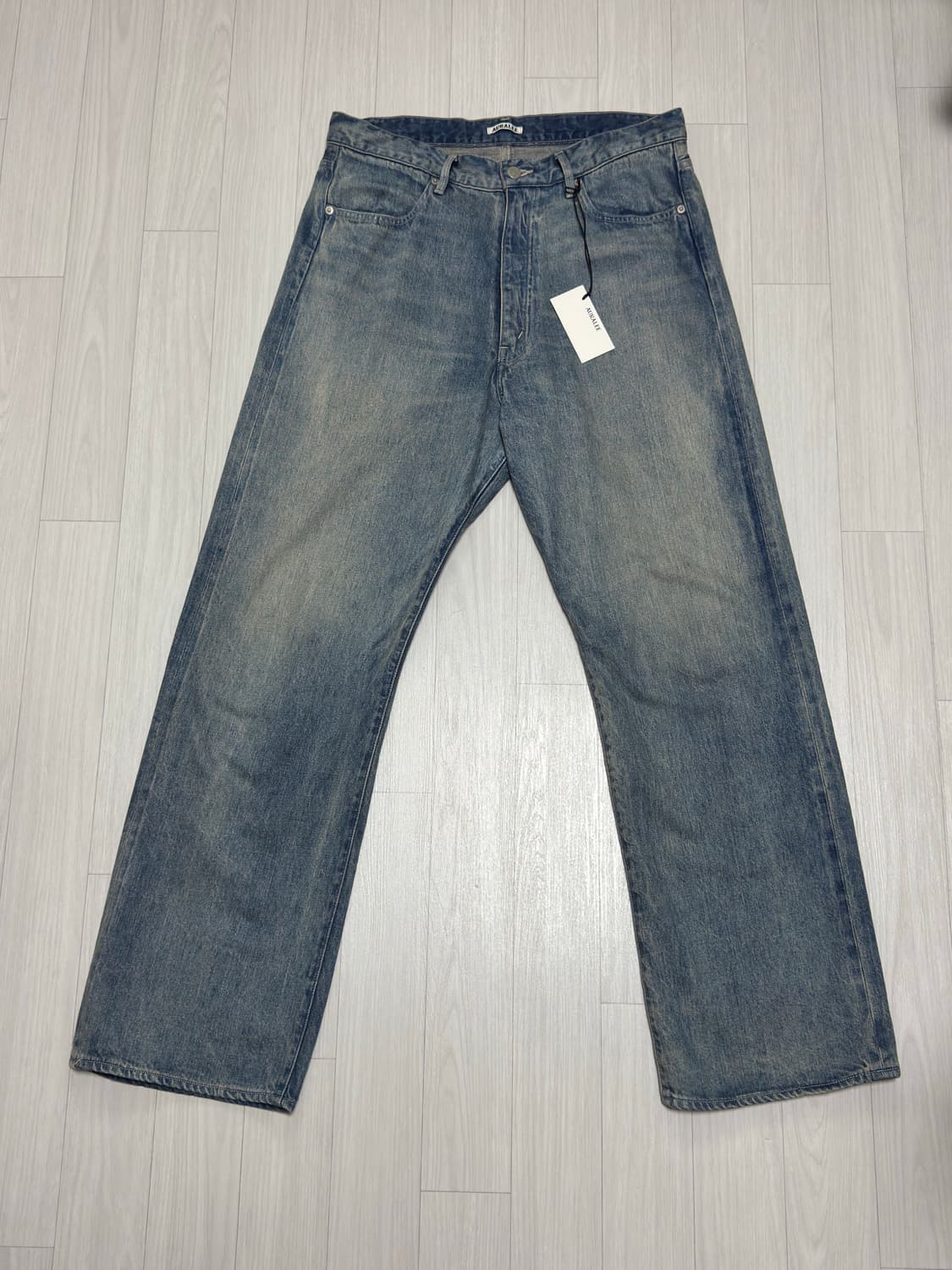 오라리 AURALEE 23aw 셀비지 라이트 데님 팬츠 5사이즈 상품이미지3