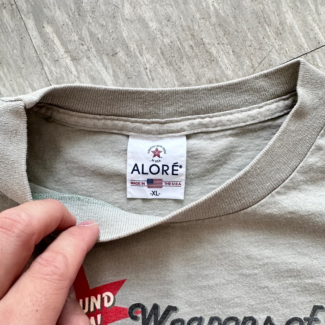 90s MADE IN USA 빈티지 프린팅 반팔티 (XL) 상품이미지3