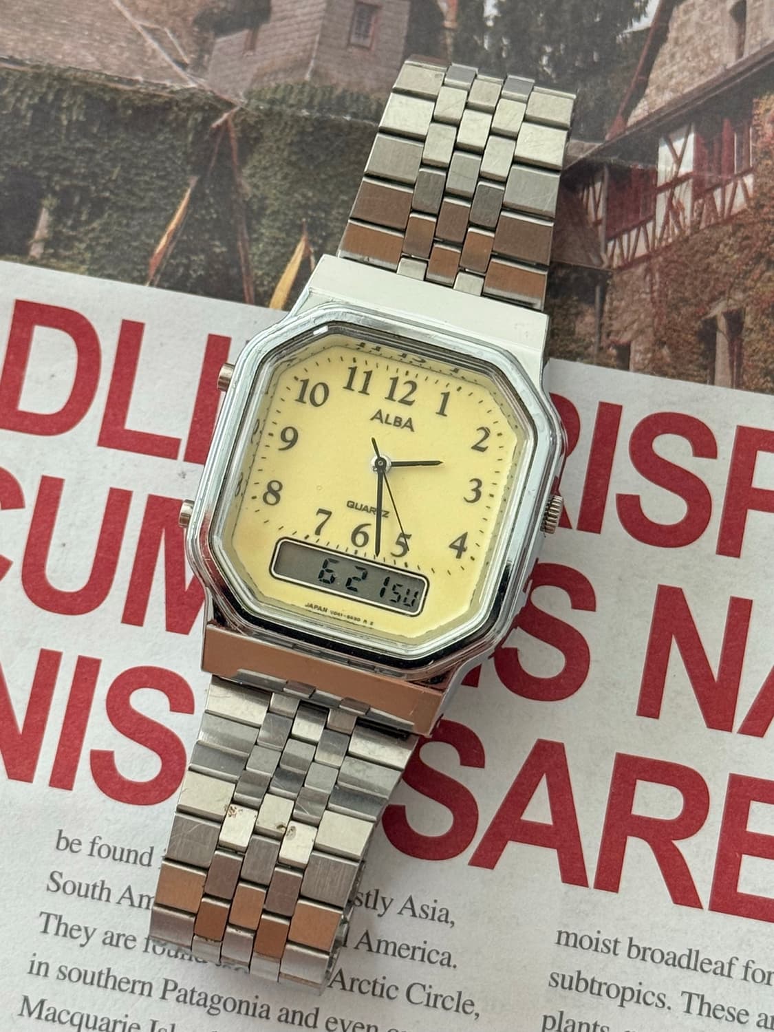 Seiko 세이코 ALBA 아나디지 쿼츠 1988 상품이미지1
