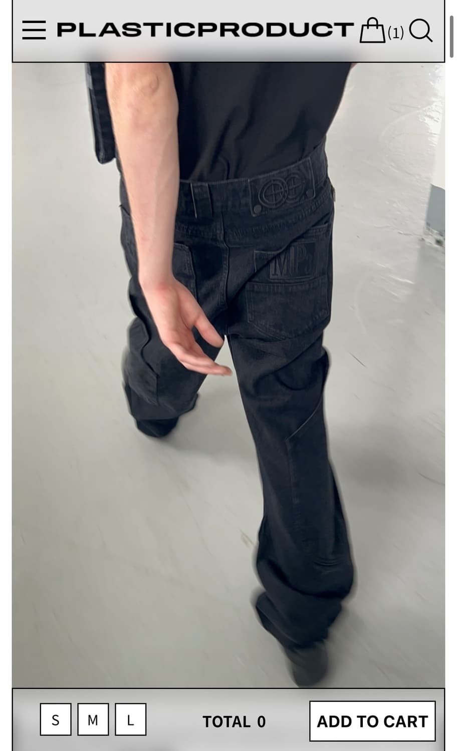 플라스틱 프로덕트 CALF POCKET PANTS 상품이미지1