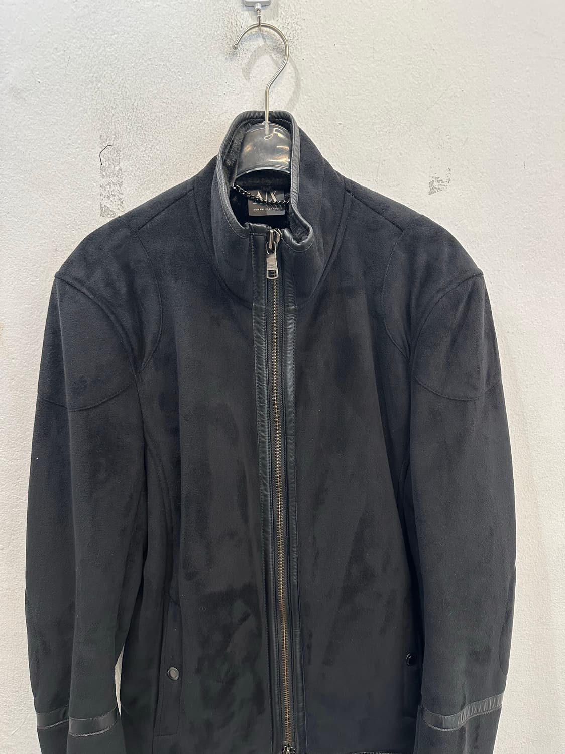 Armani exchange suede zip up jacket 상품이미지2