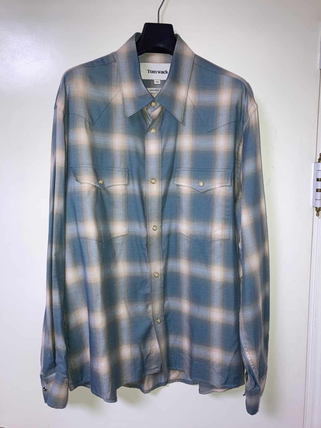 토니웩 Cotton Modal Western Ceck Shirt 상품이미지1
