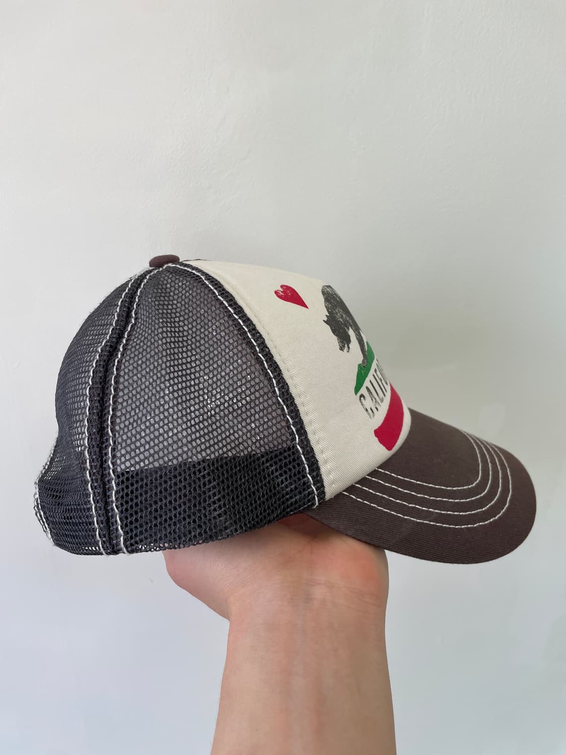 빌라봉 캘리포니아 투톤 브라운 캡  상품이미지2