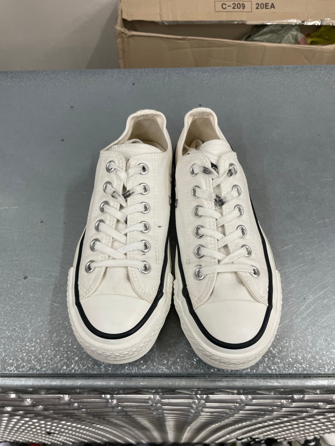 컨버스 메이드인 제펜 올스타 화이트 4.5 상품이미지5