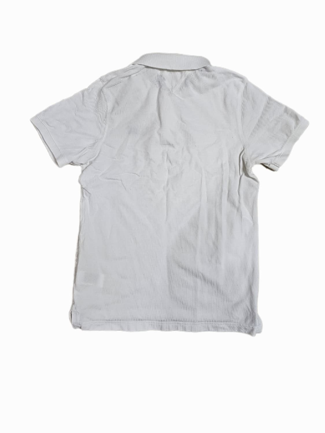 [L] 타미힐피거 화이트 코튼 피케 폴로 셔츠 (반팔 카라티) 상품이미지2