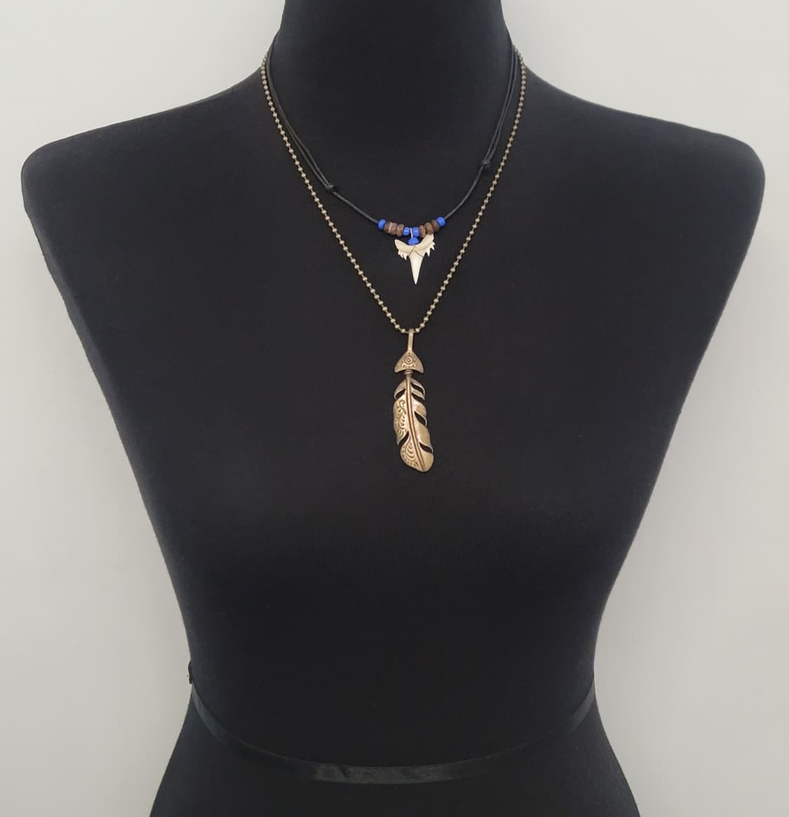 feather necklace set 상품이미지2