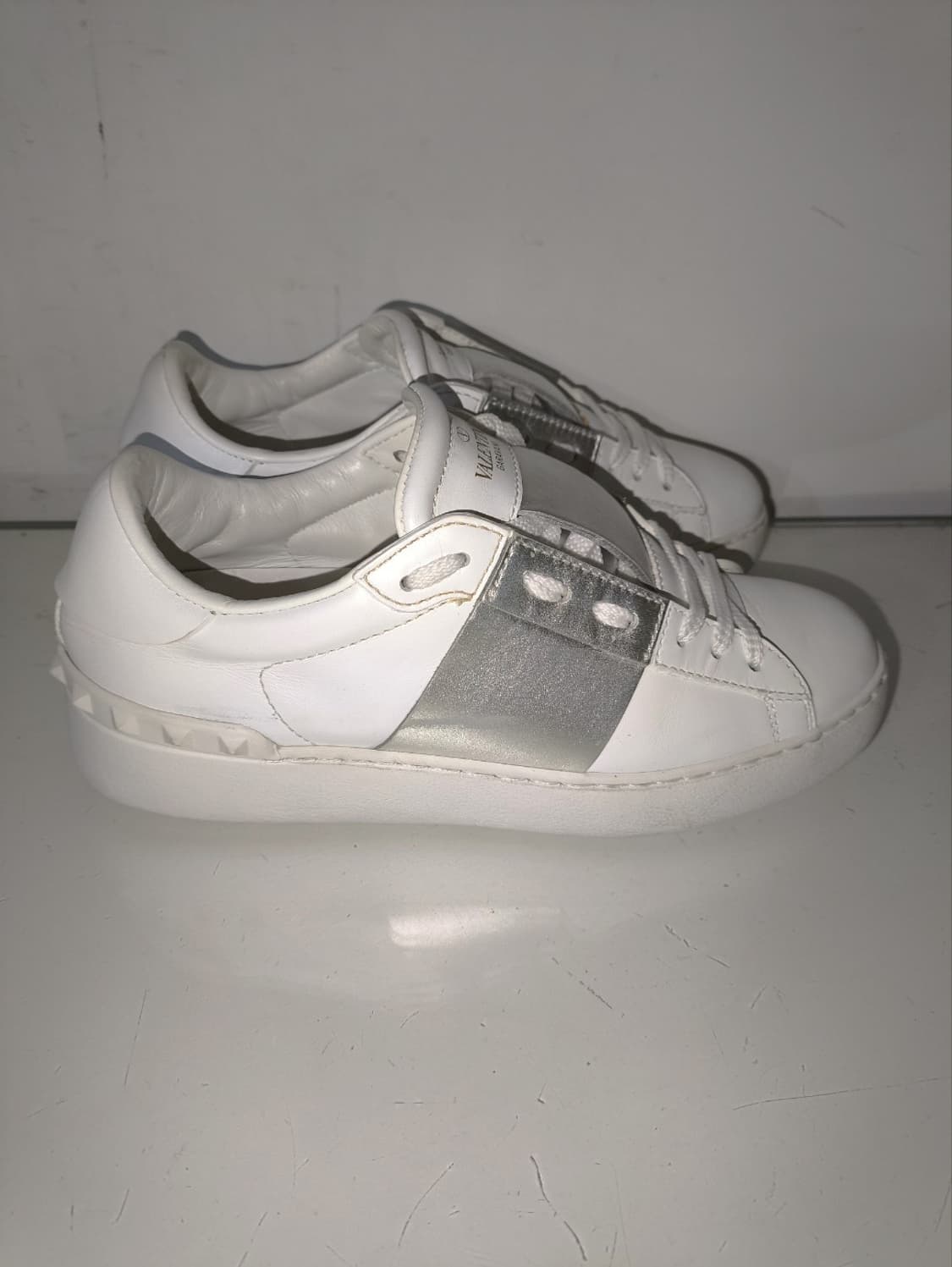 35 220mm 발렌티노 히든 오픈 메탈릭 스니커즈 상품이미지2