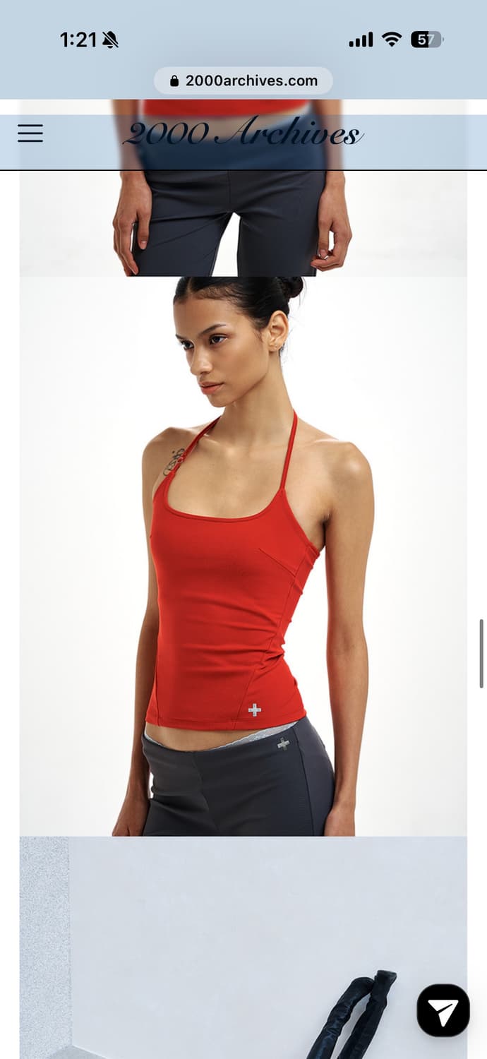2000아카이브스 ZANE SCOOP CAMI (BERRY) 01 상품이미지1