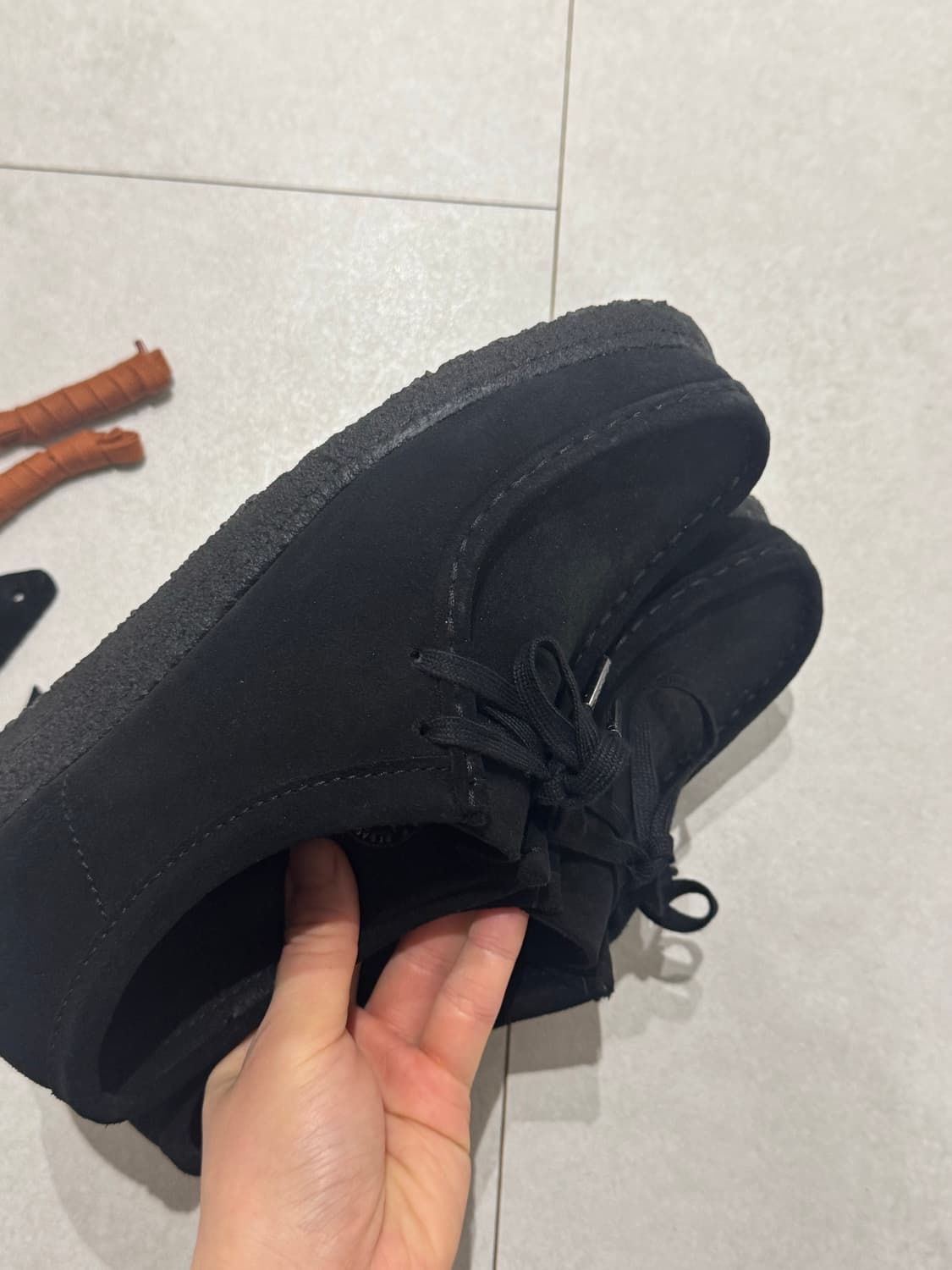 1회 착용) 클락스 왈라비 240 (W) 여성 상품이미지4