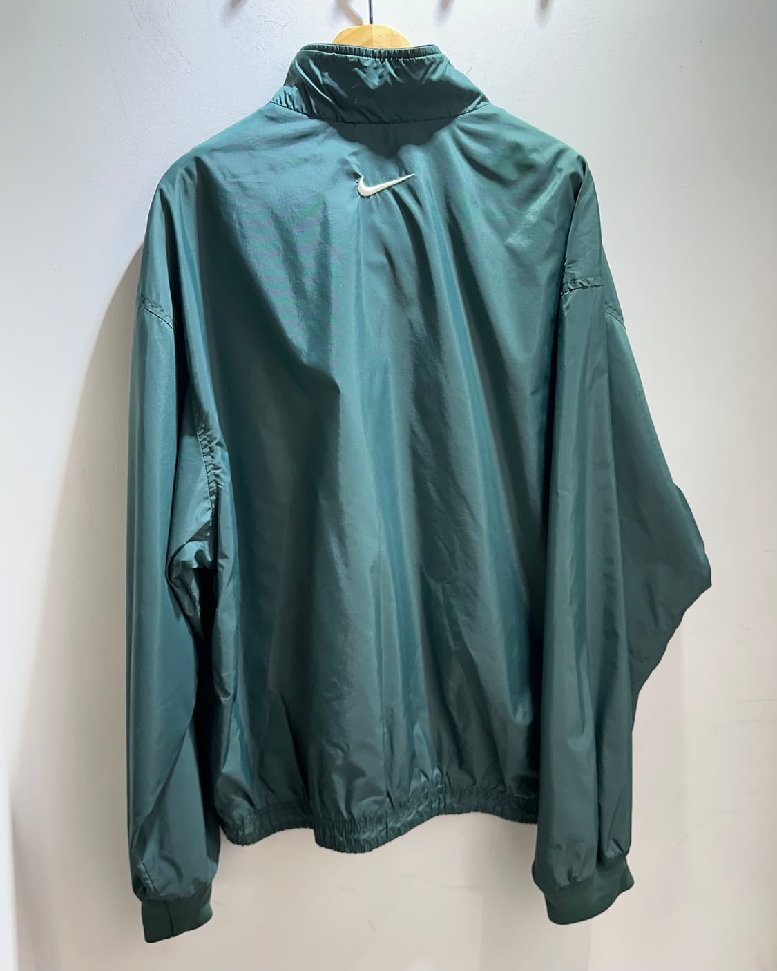 M 나이키 네이비 그린 배색 아노락 상품이미지3