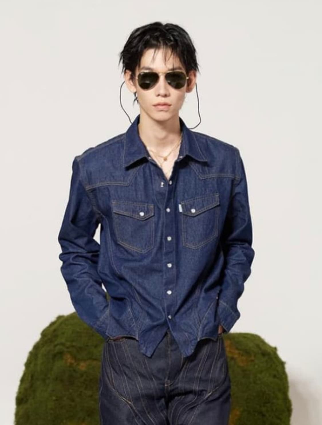 Juntae kim western denim shirts 상품이미지1