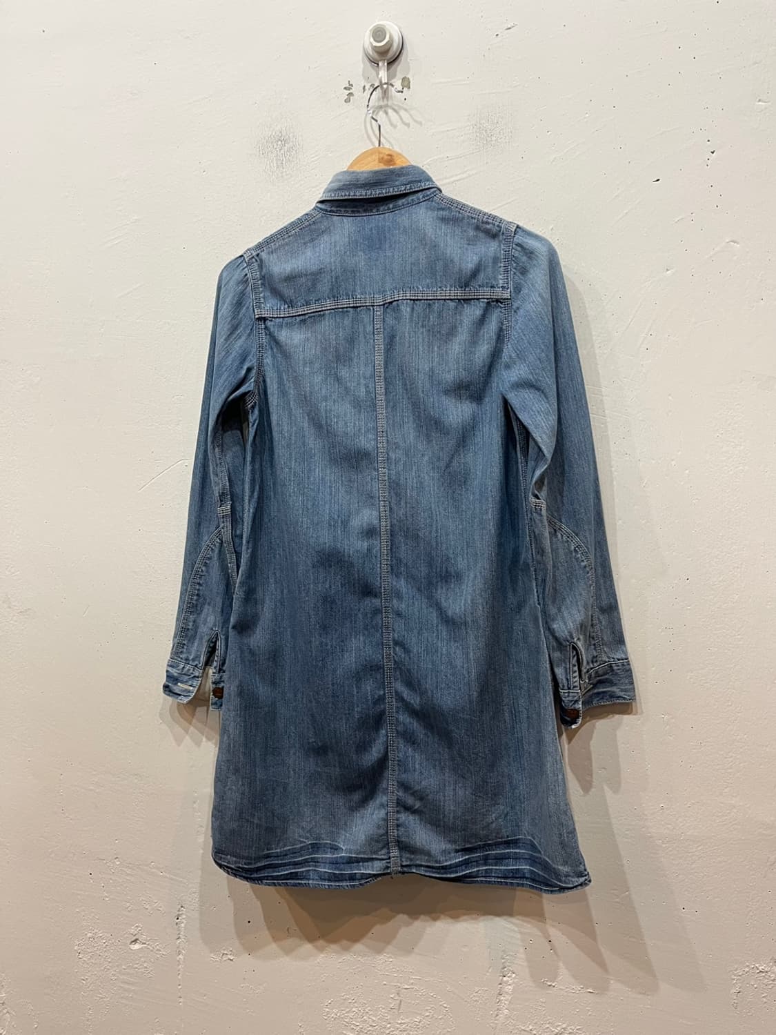 Lee 재팬 데님 원피스 셔츠 상품이미지4