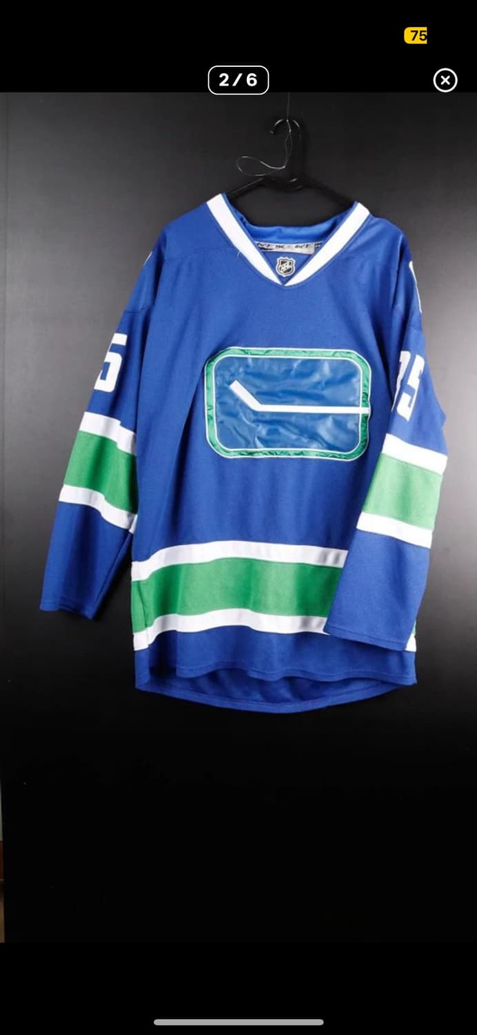 밴쿠버 NHL 하키 져지 블루 상품이미지1