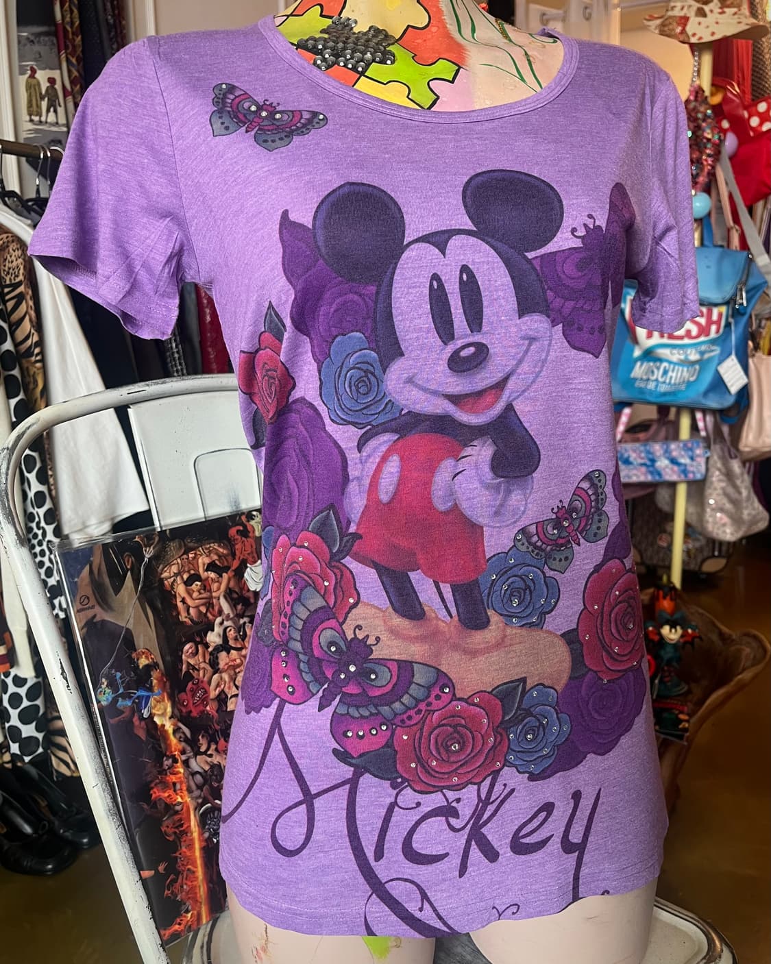 Disney Gothic Mickey & Cubic Trim Top  상품이미지2