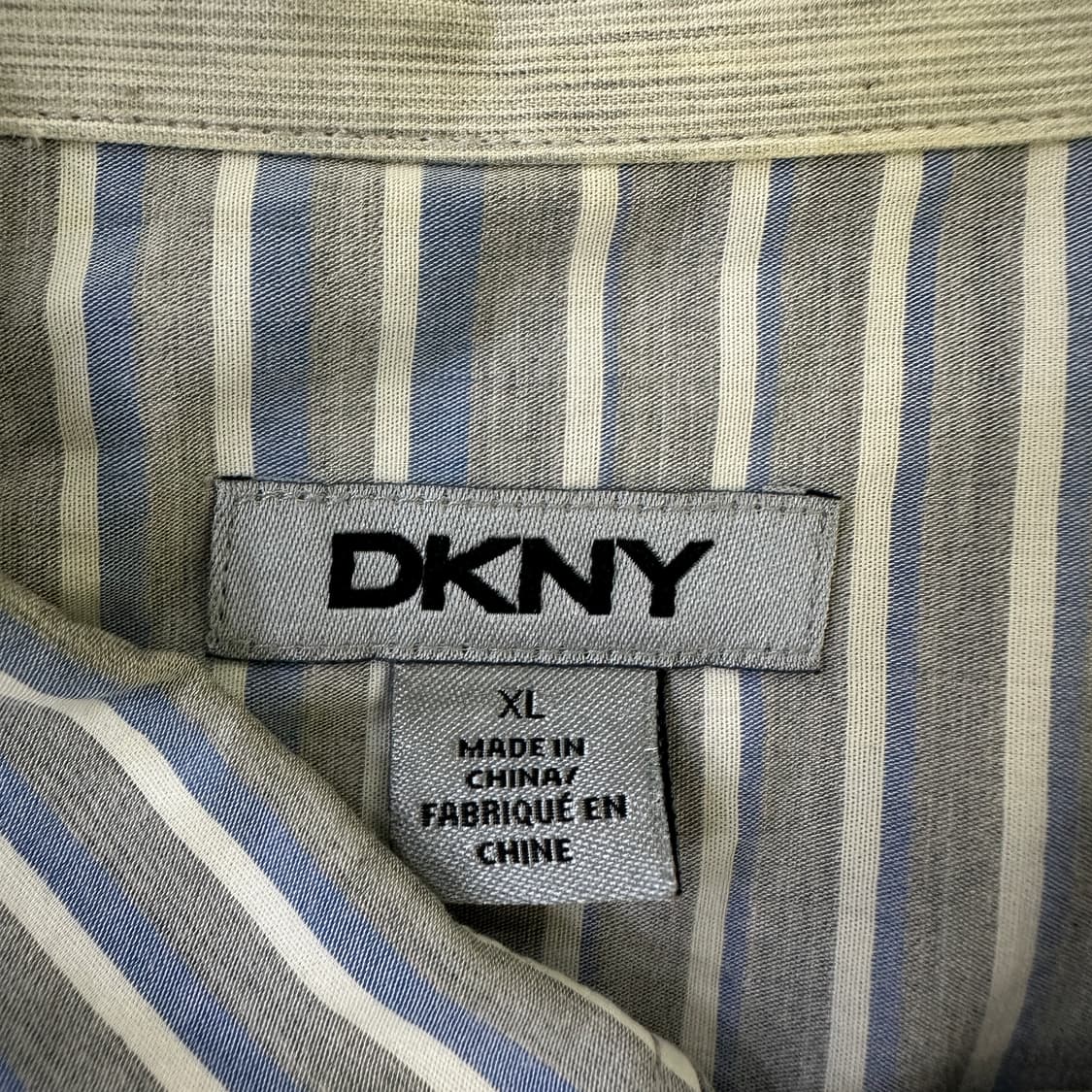 XL DKNY 스트라이프 반팔 셔츠 0407D 상품이미지2